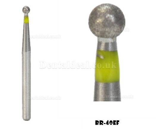 100 Pcs 1.6mm FG BR-40EF Dental Diamond Bur Bits Drill